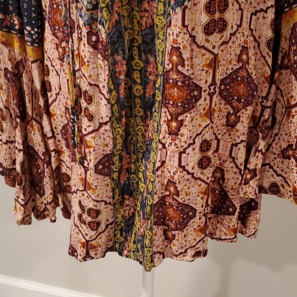 Alter'd State multi Color print boho blouse, M - Picture 3 of 6